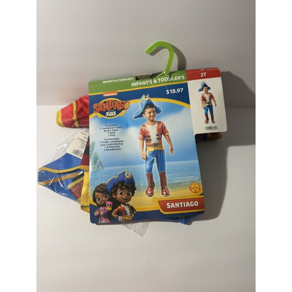Pirate Costume for Kids -Santiago Dress Up Costume By Dress Up America NWT Sz 2T